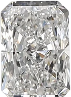 0.5 Carat F VS1 Radiant Natural Diamond