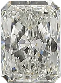 0.5 Carat H VVS1 Radiant Natural Diamond