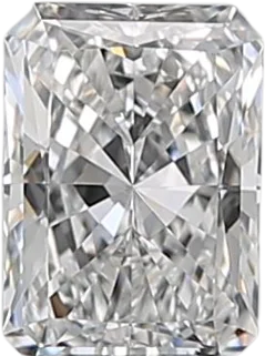 0.51 Carat D VVS2 Radiant Natural Diamond