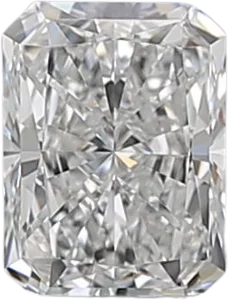 0.51 Carat E IF Radiant Natural Diamond