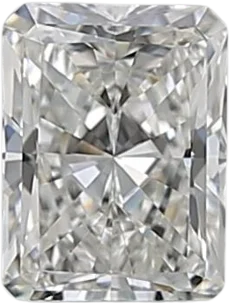 0.51 Carat H VVS2 Radiant Natural Diamond