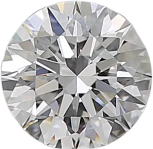 0.61 Carat E VVS1 Round Natural Diamond