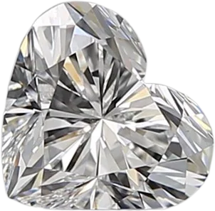 0.7 Carat E VS2 Heart Natural Diamond