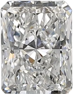 0.7 Carat F VVS2 Radiant Natural Diamond