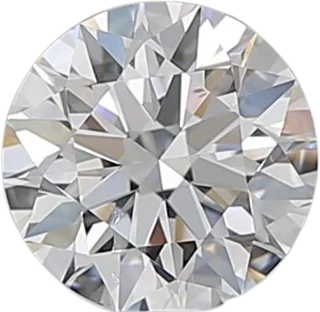 0.7 Carat D SI1 Round Natural Diamond