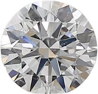 0.7 Carat D SI2 Round Natural Diamond