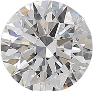 0.7 Carat F SI2 Round Natural Diamond