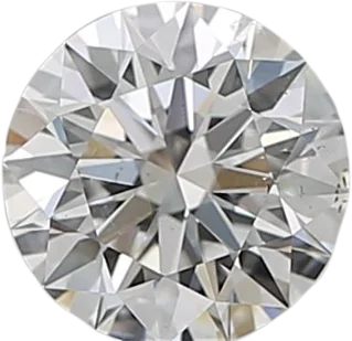 0.72 Carat F SI1 Round Natural Diamond