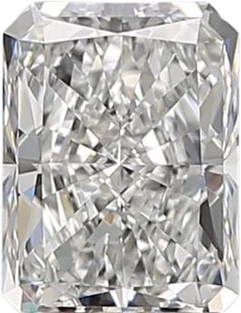 0.73 Carat F VVS2 Radiant Natural Diamond