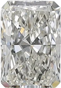 0.73 Carat J VVS1 Radiant Natural Diamond