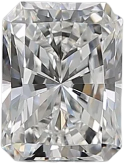 0.75 Carat F VVS1 Radiant Natural Diamond