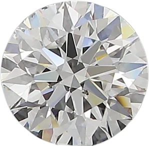 0.76 Carat D SI2 Round Natural Diamond