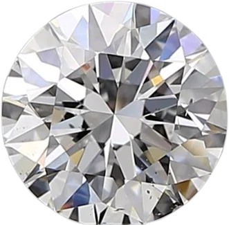 0.9 Carat D SI1 Round Natural Diamond