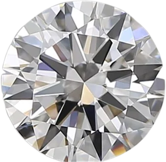 0.9 Carat D VVS2 Round Natural Diamond