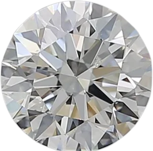 0.9 Carat H SI2 Round Natural Diamond