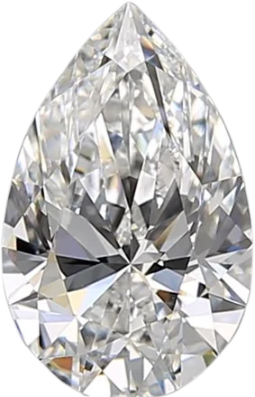 0.91 Carat D VS1 Pear Natural Diamond