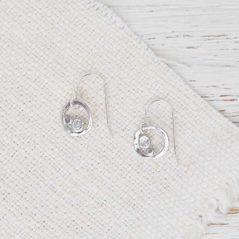 High Polish Circles in Circles Earrings