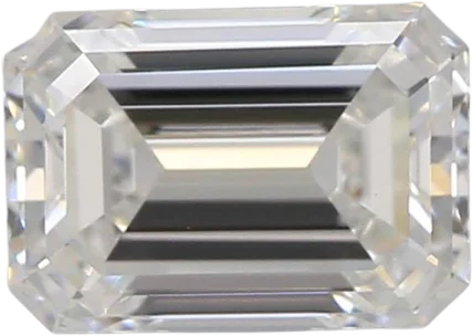 1.06 Carat F VVS2 Emerald Lab Diamond