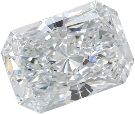 1.12 Carat D VVS2 Radiant Lab Diamond