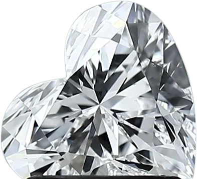 1.32 Carat D VVS2 Heart Lab Diamond