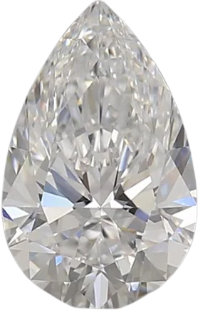 1.35 Carat D VVS2 Pear Lab Diamond