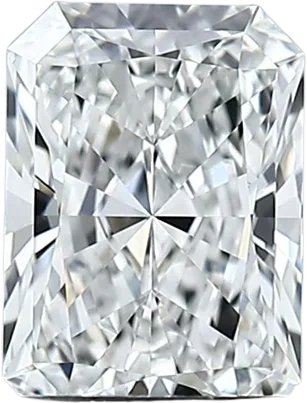 1.39 Carat E VVS2 Radiant Lab Diamond