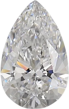 1.58 Carat D VVS2 Pear Lab Diamond