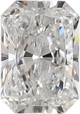 1.58 Carat D VVS2 Radiant Lab Diamond