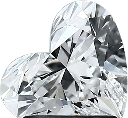 1.62 Carat D VVS2 Heart Lab Diamond