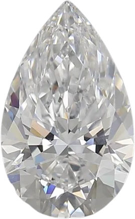 1.72 Carat D VVS1 Pear Lab Diamond