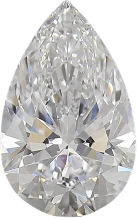 2.03 Carat D VVS1 Pear Lab Diamond