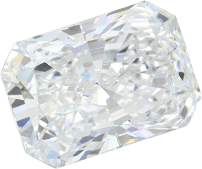 2.03 Carat D VVS2 Radiant Lab Diamond