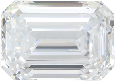 2.05 Carat D VVS1 Emerald Lab Diamond