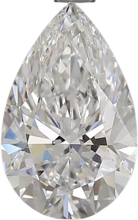 2.11 Carat D VVS1 Pear Lab Diamond