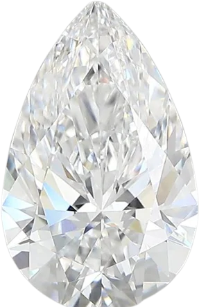 2.25 Carat D vvs2 Pear Lab Diamond