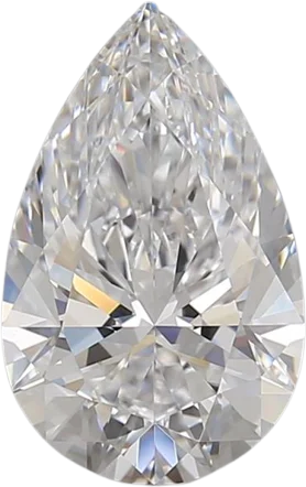 2.36 Carat D VVS1 Pear Lab Diamond