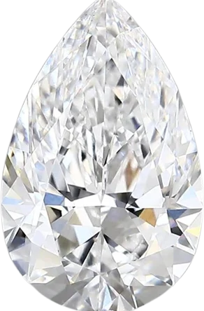 2.47 Carat D vs1 Pear Lab Diamond