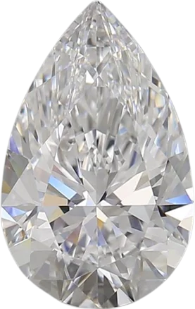 2.5 Carat D IF Pear Lab Diamond