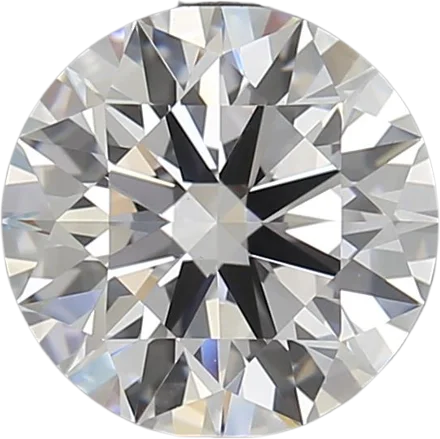 2.5 Carat D VVS2 Round Lab Diamond