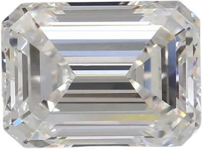 2.57 Carat F VS1 Emerald Lab Diamond