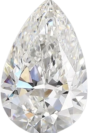 2.72 Carat E vs1 Pear Lab Diamond