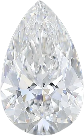 3 Carat F VVS2 Pear Lab Diamond