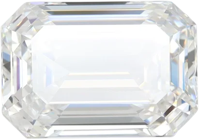 3.16 Carat D VVS2 Emerald Lab Diamond