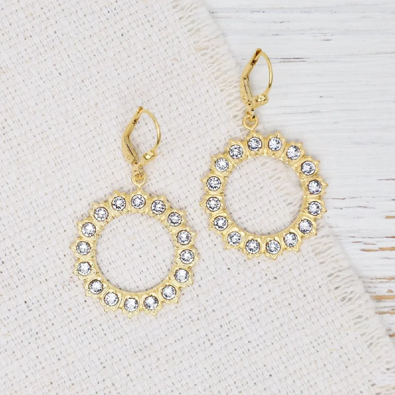 Crystal Wreath Earrings