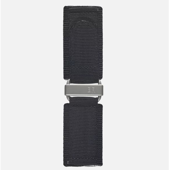 Bell and Ross Black Synthetic Fabric Strap with Steel Buckle