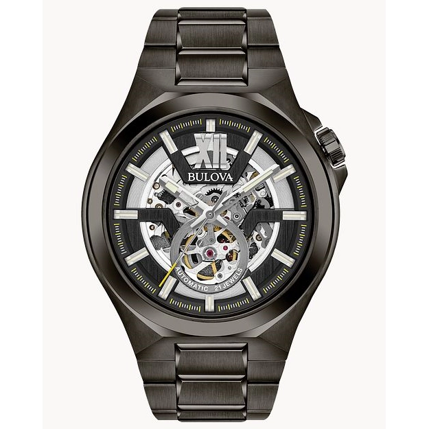 Bulova Maquina Classic Gunmetal IP 46mm Automatic