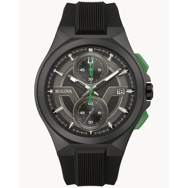 Bulova Maquina Sport Black Ion-Plated 46mm Chronograph Quartz