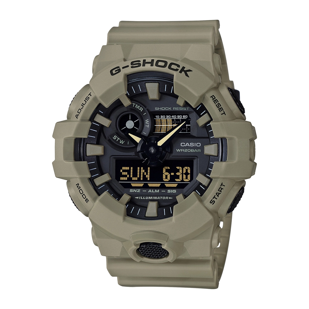 Casio G-Shock Utility Color Collection Tan Analog/Digital Multi-Function Watch