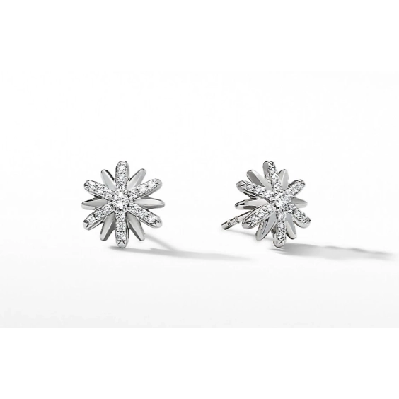 David Yurman 10mm Petite Starburst Earrings