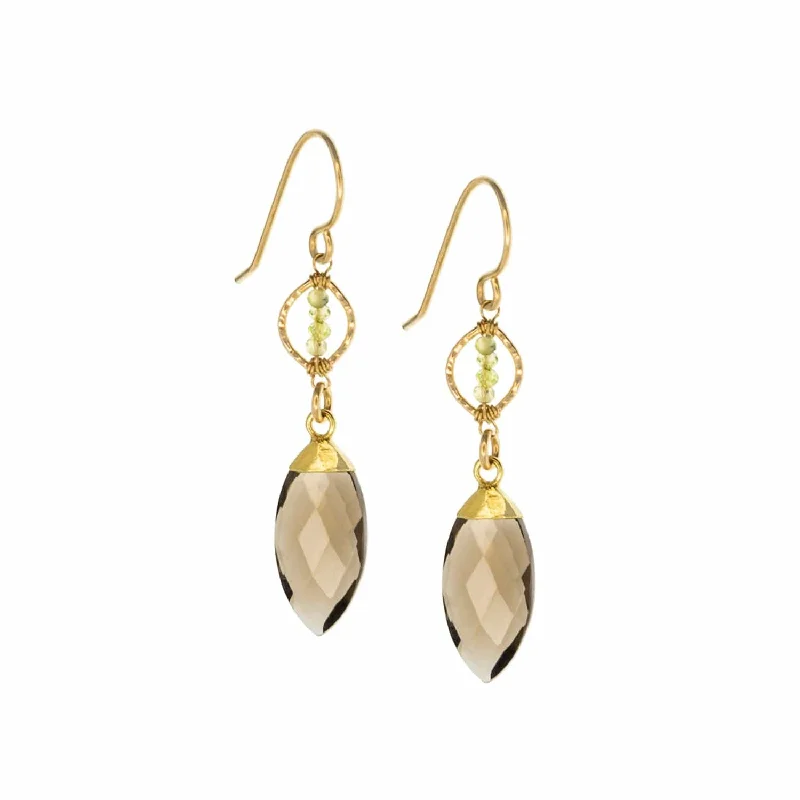 Smokey Cascade Earrings